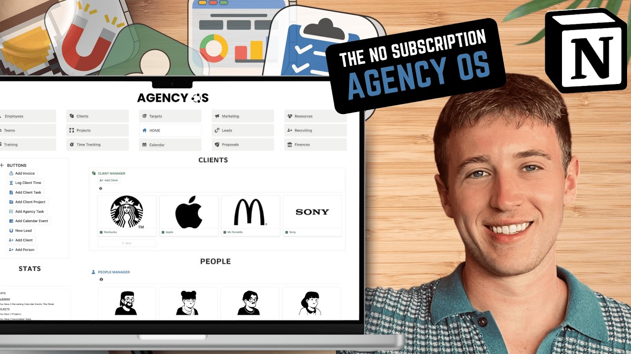 The Best All-in-One Notion Setup To Manage Your Agency | No Subscriptions