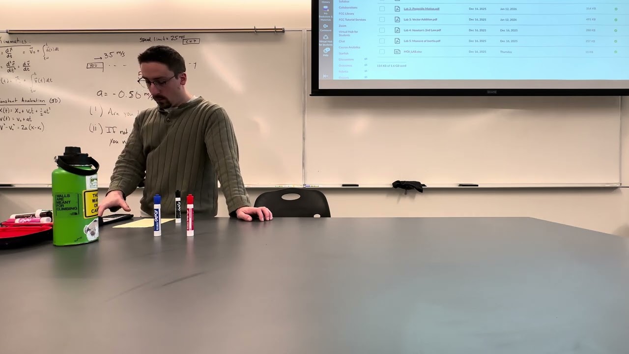 Lecture 6: Kinematics 3 (Physics 4A, Fresno City College, Spring 2026)