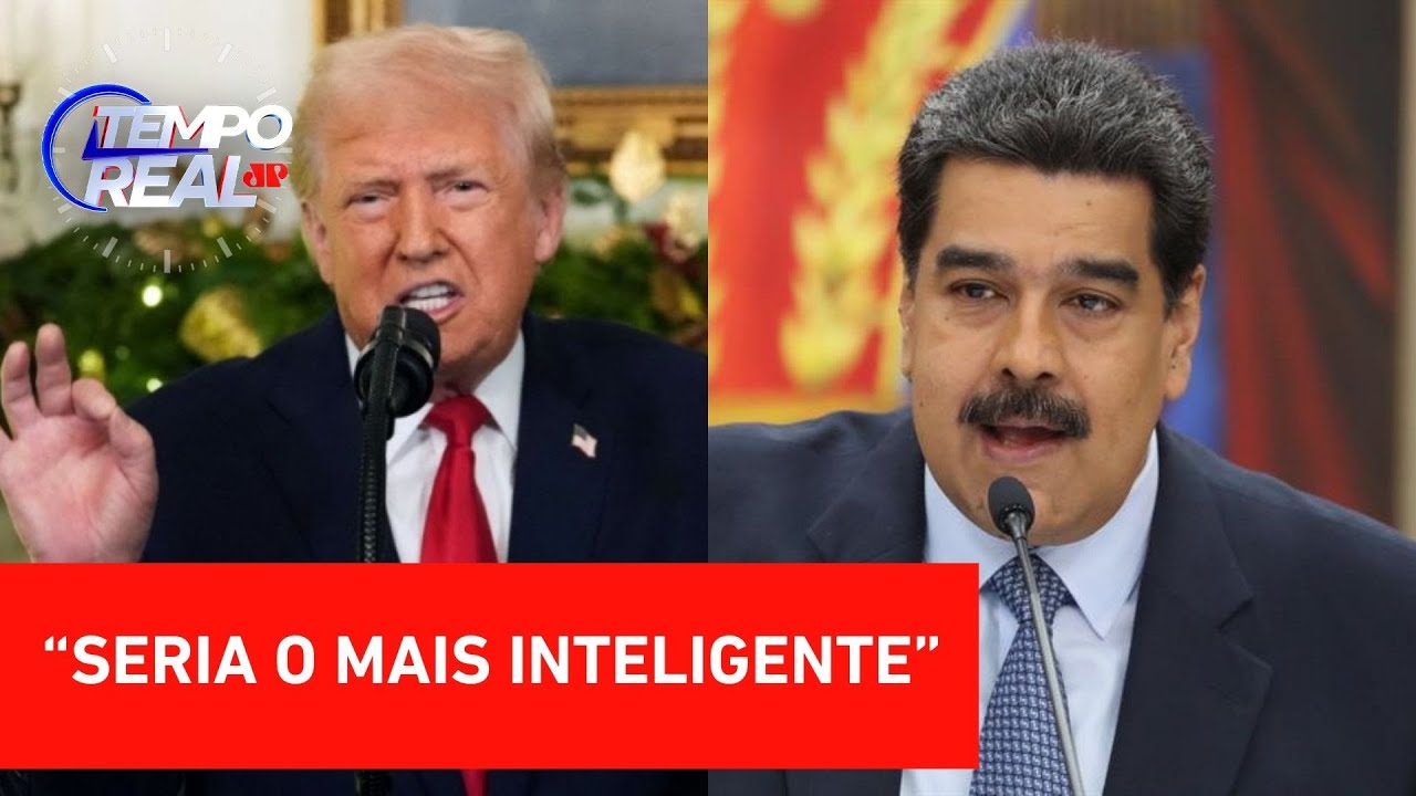 Trump sugere renúncia imediata de Maduro | TEMPO REAL
