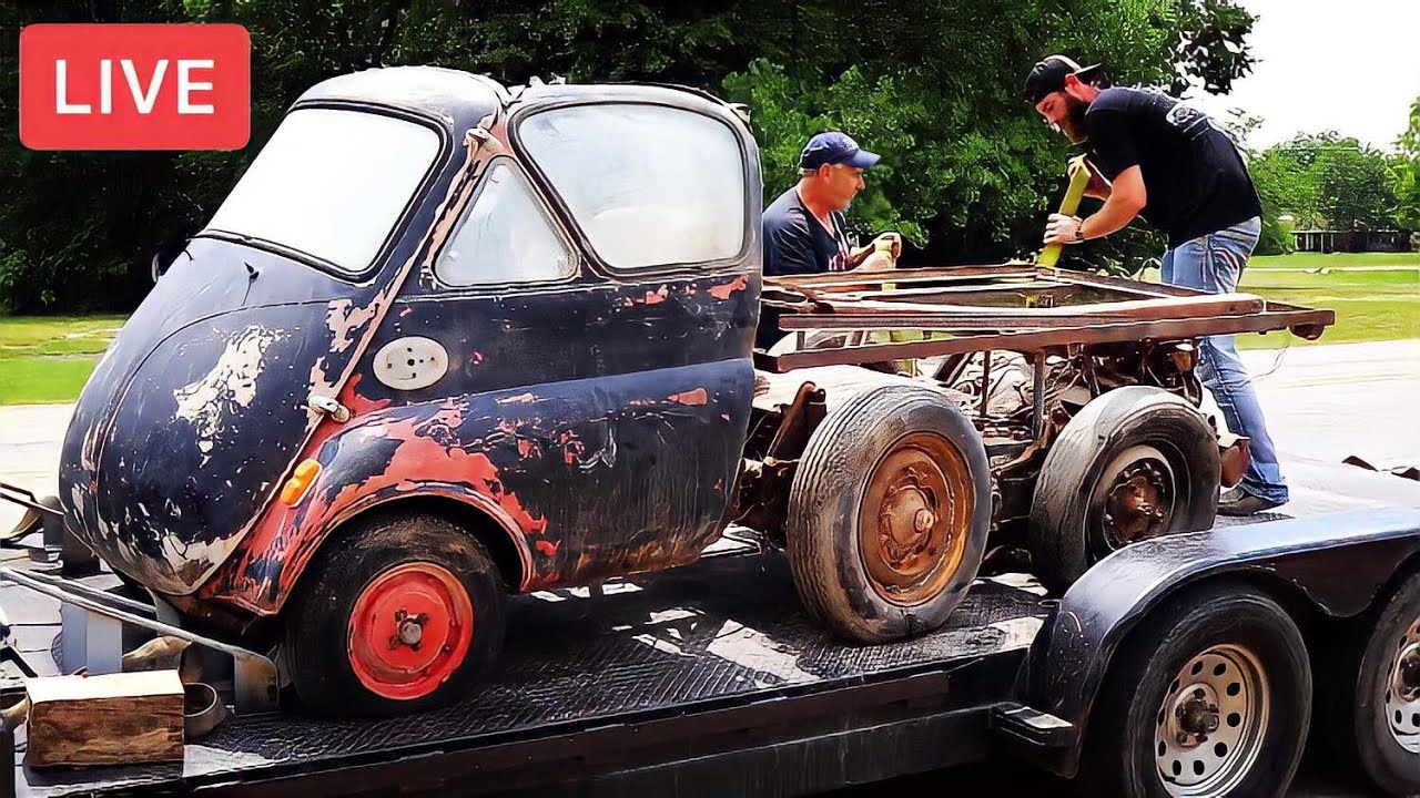LIVE Will It Run 1957 BMW Isetta | Raw & Uncut | The Good, The Bad, And The Locked-Up | RESTORED