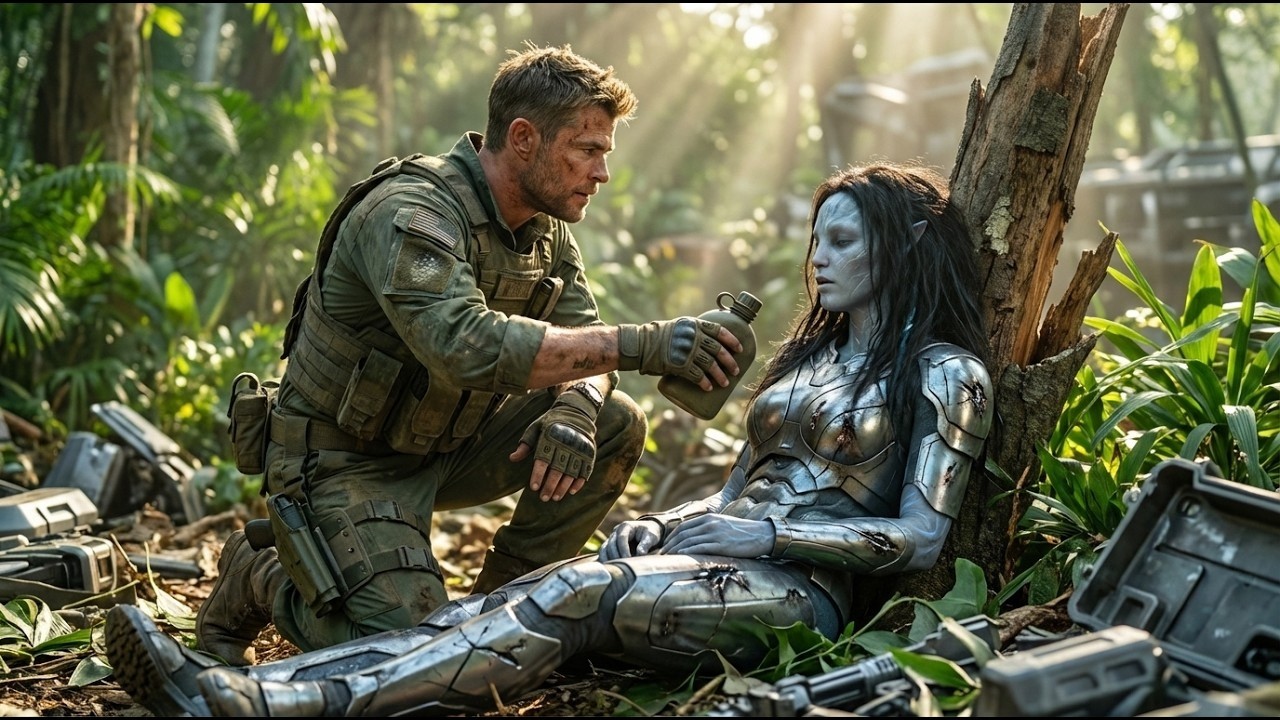 SIE LIESSEN DAS GELÄHMTE ALIEN STERBEN... BIS EIN MENSCHLICHER SOLDAT DAS UNDENKBARE TAT