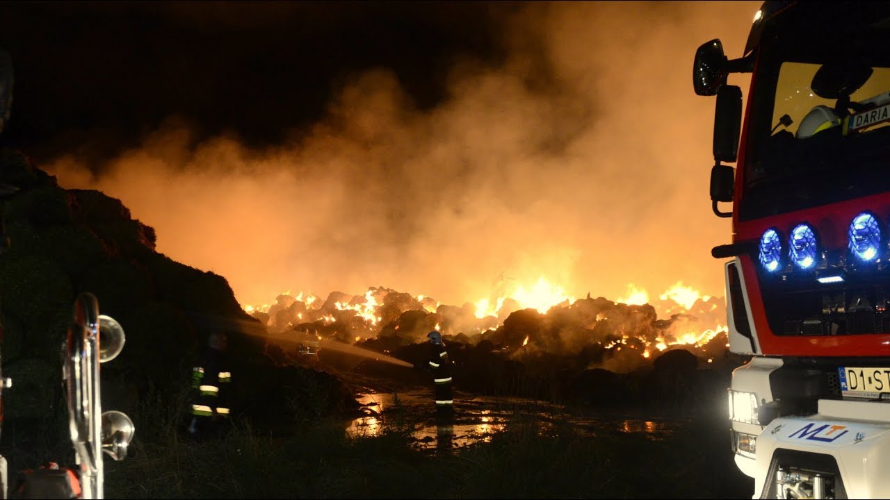 Jordanów,  duży pożar