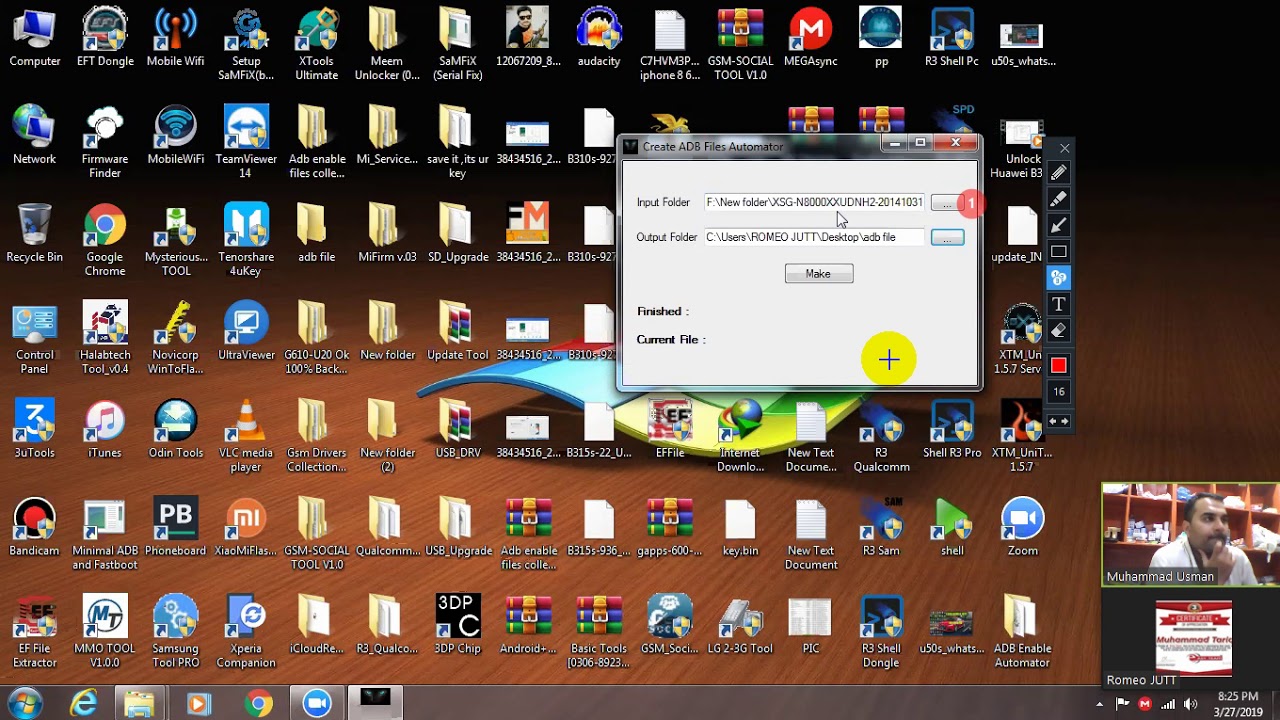 How To Make ADB File For Samsung Mobile Phone By Romeo Jutt.