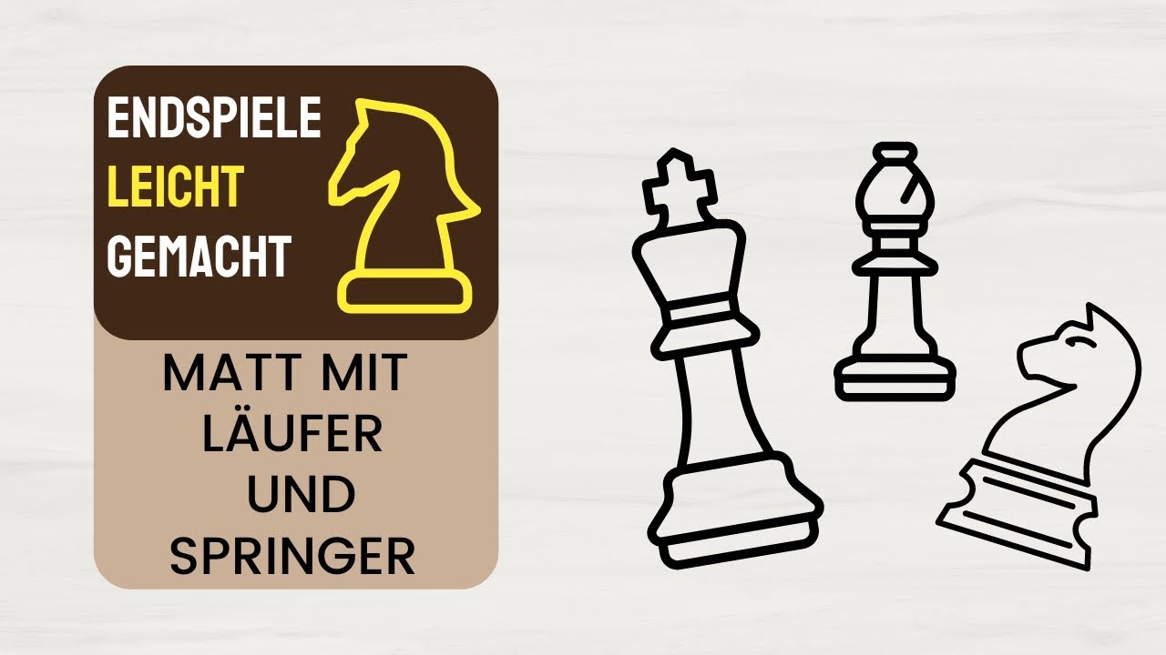 Matt mit Läufer und Springer | Josis Schachschule