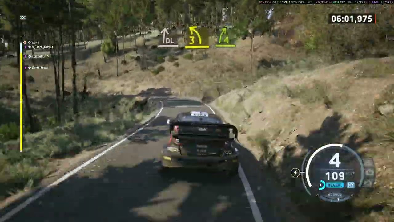 EA WRC con amigos y el Yaris en Japón