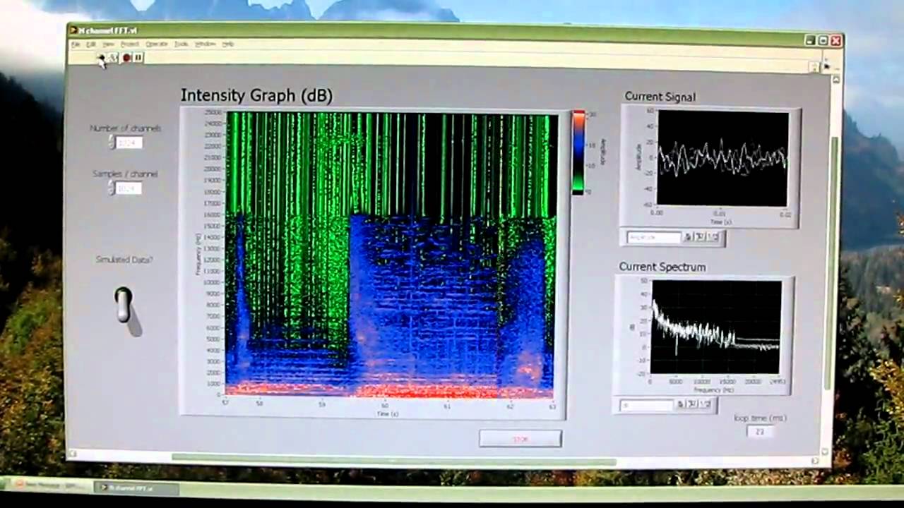 NI LabVIEW GPU Demo - Multi-channel FFT.AVI
