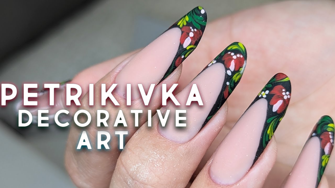ПЕТРИКОВСКАЯ РОСПИСЬ / АРОЧНЫЙ МИНДАЛЬ / РИСОВАННЫЙ ФРЕНЧ / PETRIKIVKA DECORATIVE ART/PAINTED FRENCH
