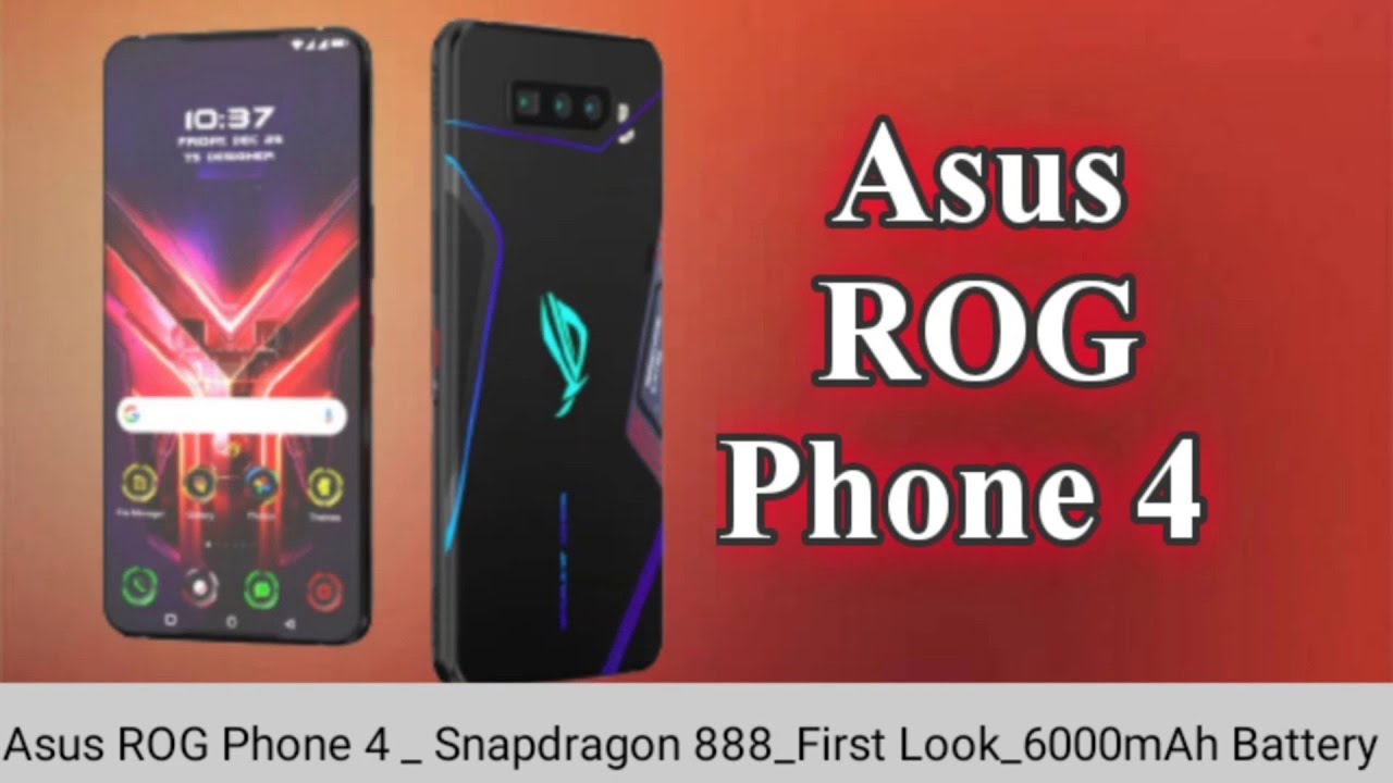 Asus ROG Phone 4 First Look,Concept Official Introduction Trailer ,
