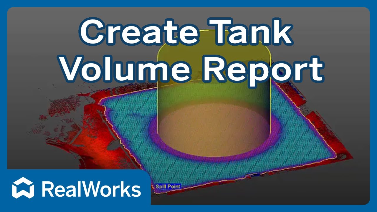 Tank Secondary Containment Volume Report - Trimble RealWorks