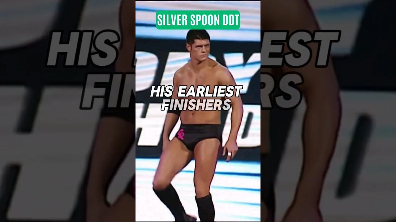 Earliest Finishers of Cody Rhodes before the Cross Rhodes #shorts #wwe #codyrhodes