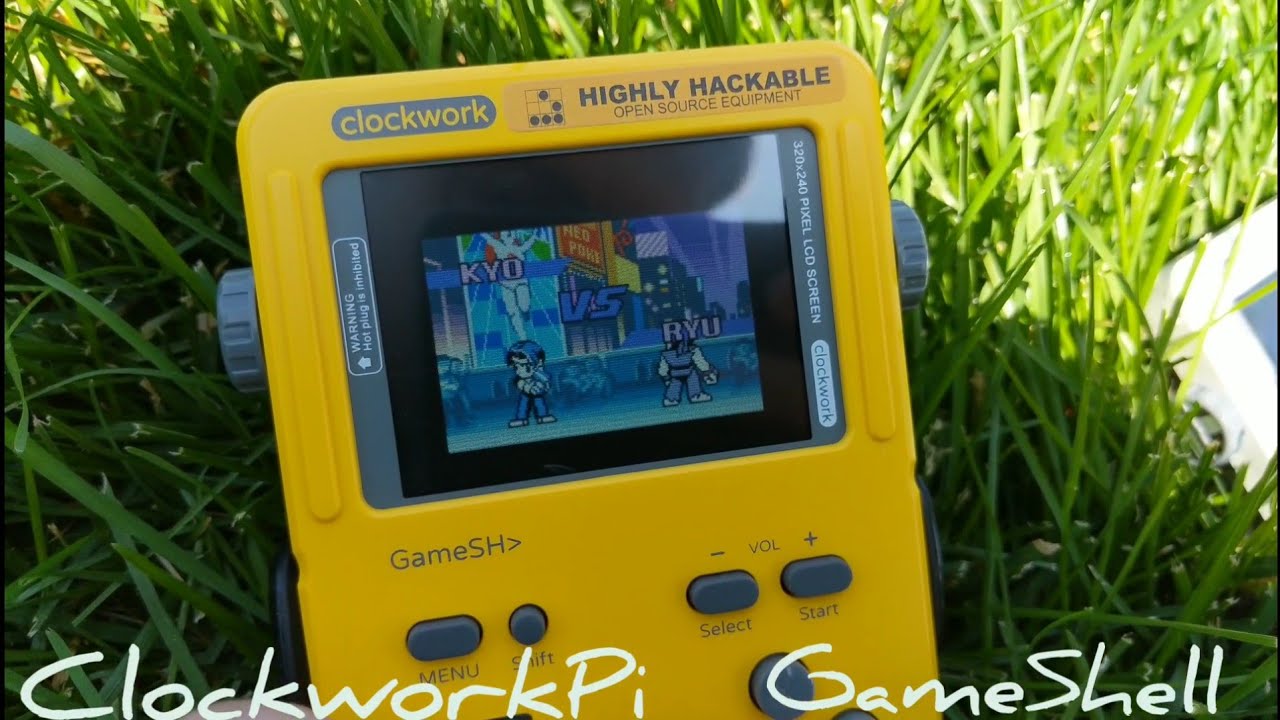 ClockworkPi GameShell: Highly Hackable Retro Gaming Handheld