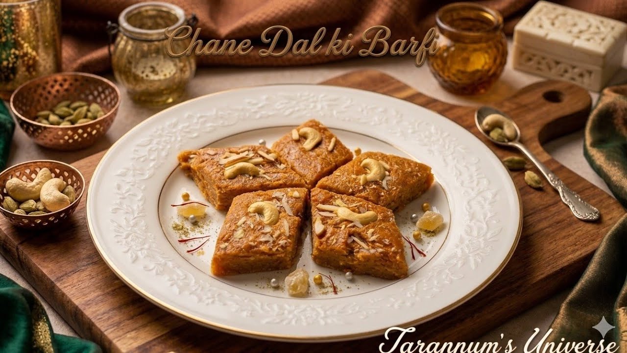 Shab-e-Barat Special Chane Dal ki Barfi 🤤🥰 | Tasty Recipe 😋 | #food #cookingideas #recipe 