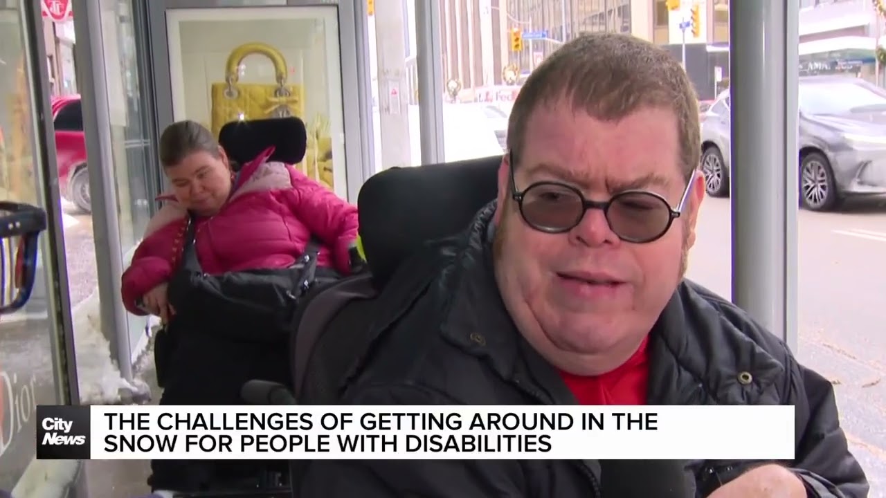 Snow brings extra challenges for people with disabilities