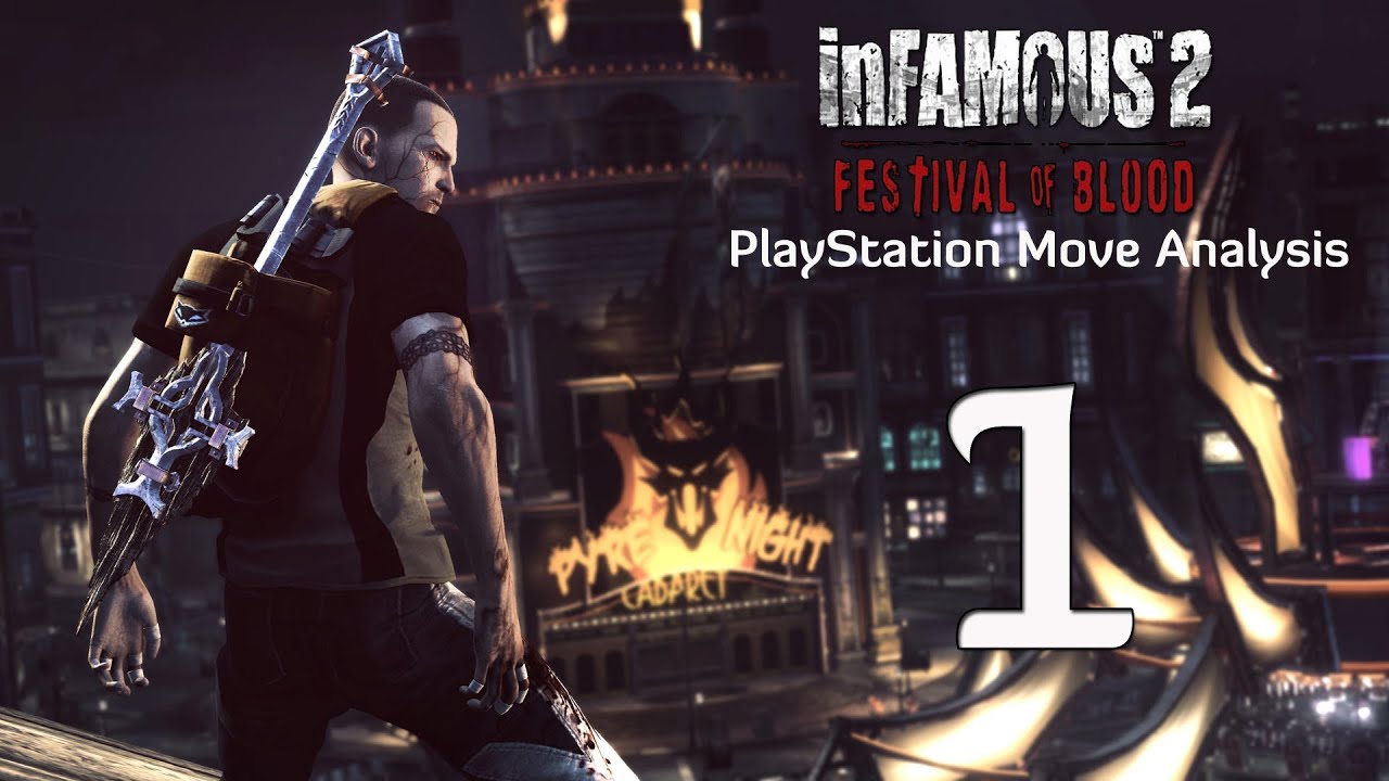 InFamous 2 - Festival Of Blood: PlayStation Move Analysis Pt 1 w/ iWaggle3D