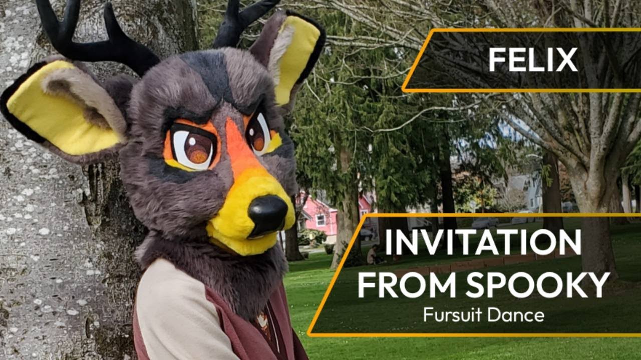 Invitation from Spooky おばけの招待状 - Felix Fursuit Dance