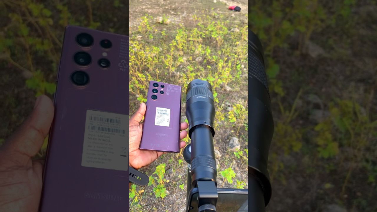 Samsung S23 ultra 😱 vs 60X telephoto lens #shorts #india #samsungs23ultra #viral  #shortsfeed