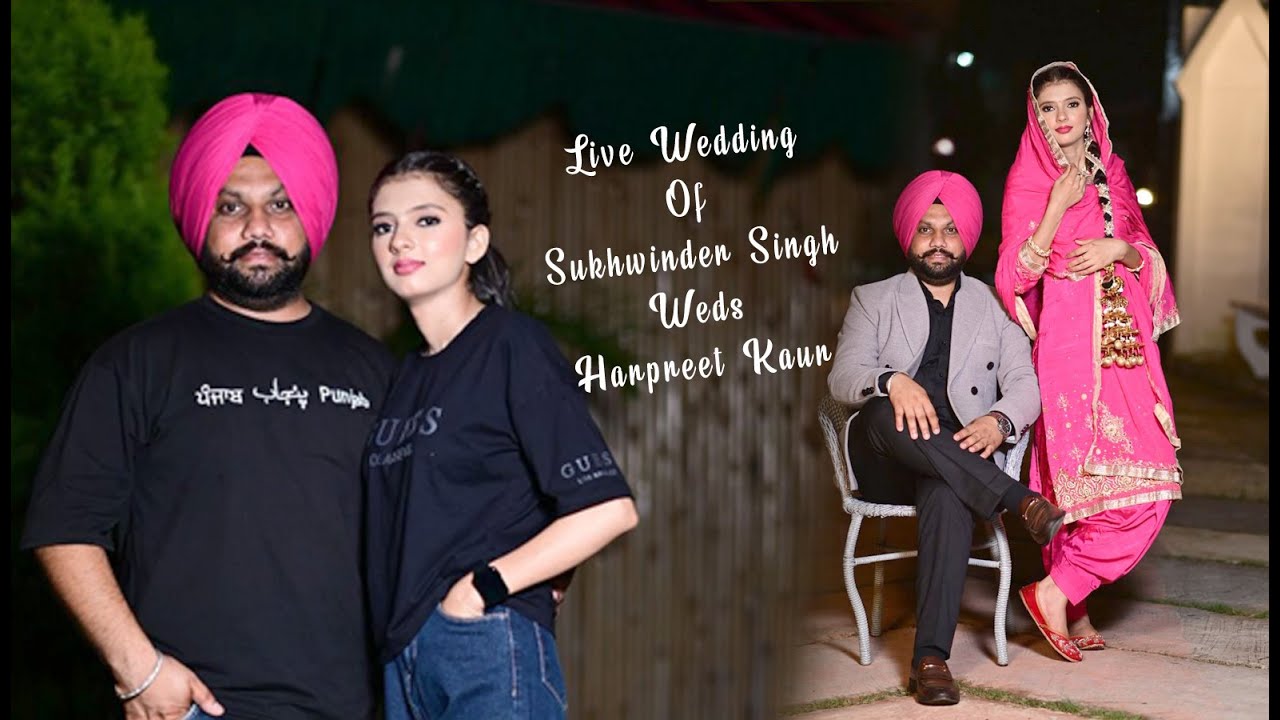 Live Sukhwinder Singh💕Harpreet Kaur || Wedding Ceremony || Dhiman Studio Dher Cont. 9815111657