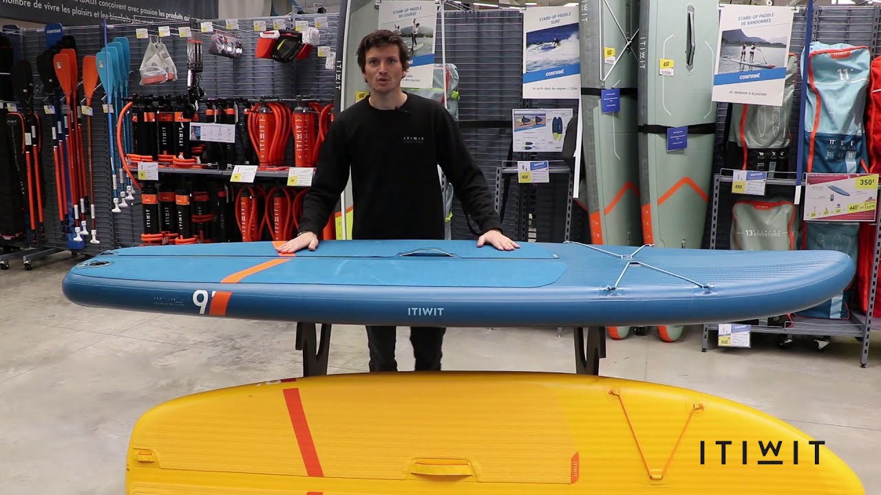 ITIWIT INFLATABLE COMPACT TOURING 8' AND 9' SUPBOARDS / STAND UP PADDLES GONFLABLES ULTRA COMPACTS