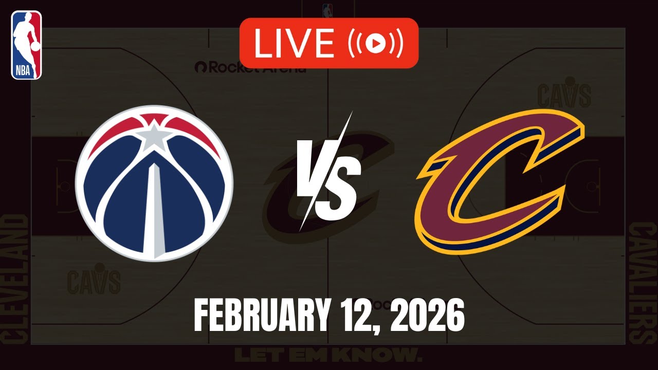 NBA LIVE! WASHINGTON WIZARDS vs CLEVELAND CAVALIERS | 2025-26 NBA SEASON | Feb. 12, 2026 | NBA 2K26