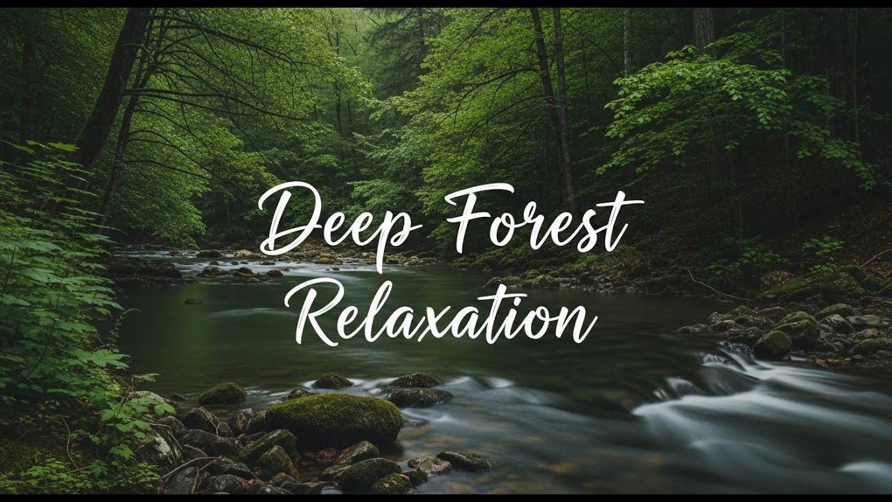 Healing River Water Sounds 12 Hours Natural White Noise for Anxiety Recovery