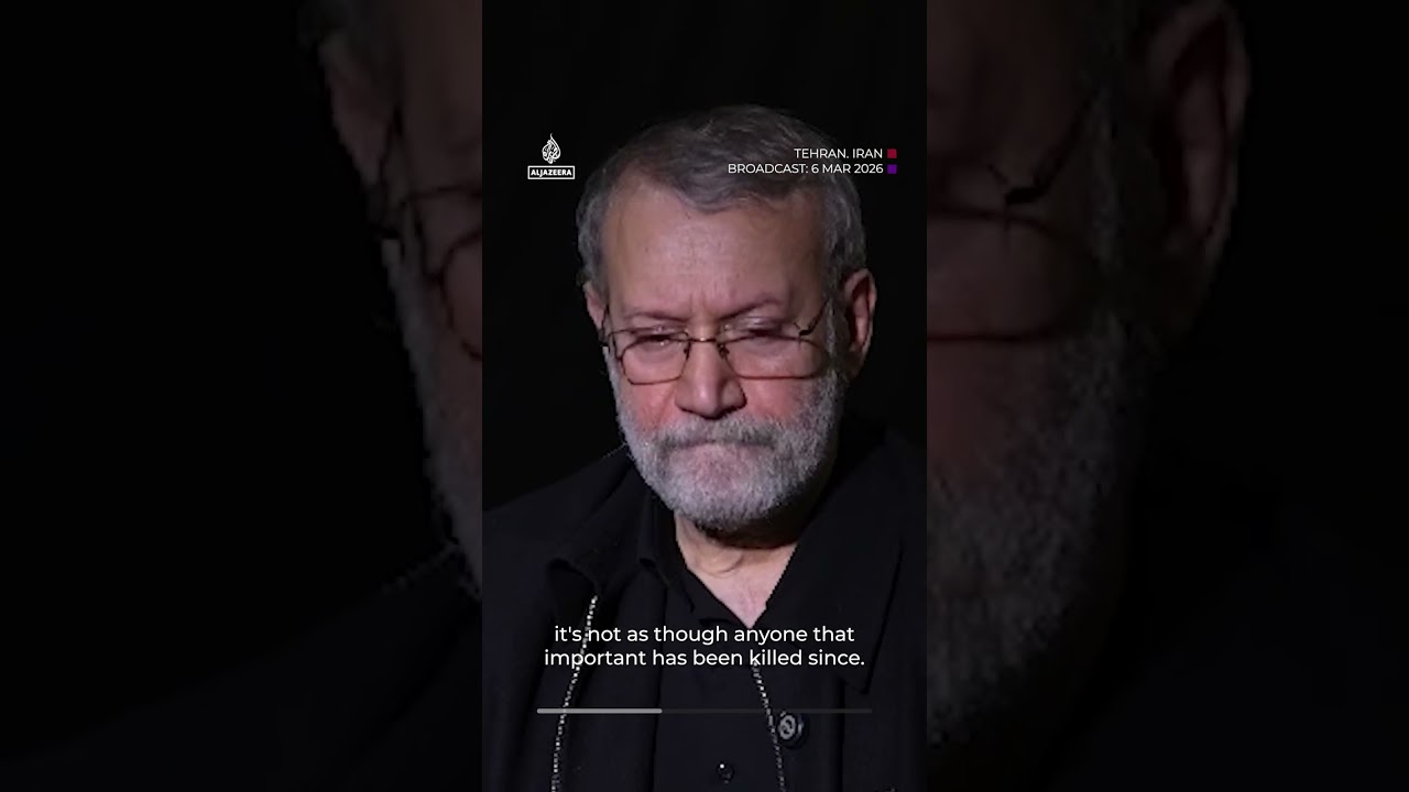 Larijani&rsquo;s warning to US, Israel before his killing | AJ #shorts
