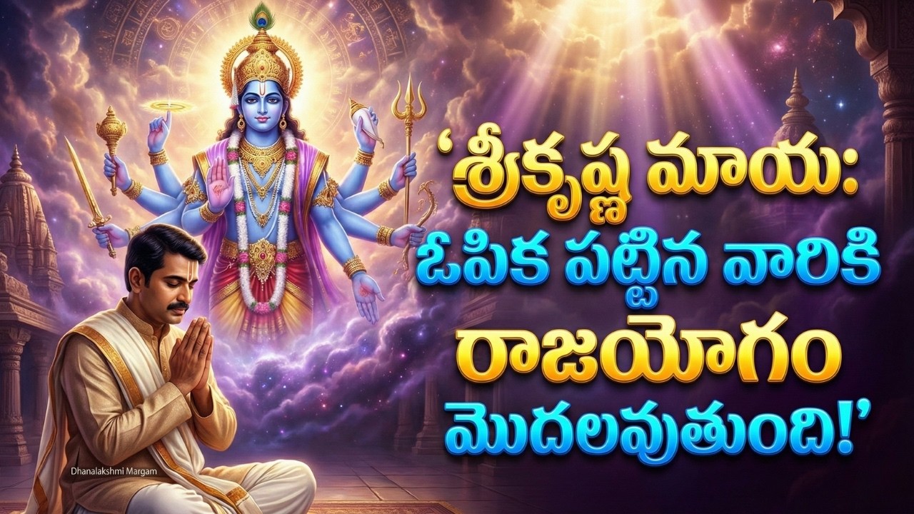 కృష్ణ పరమాత్మ హెచ్చరిక: ఆందోళన పడితే నీ జీవితం నాశనం! వెంటనే వినండి!