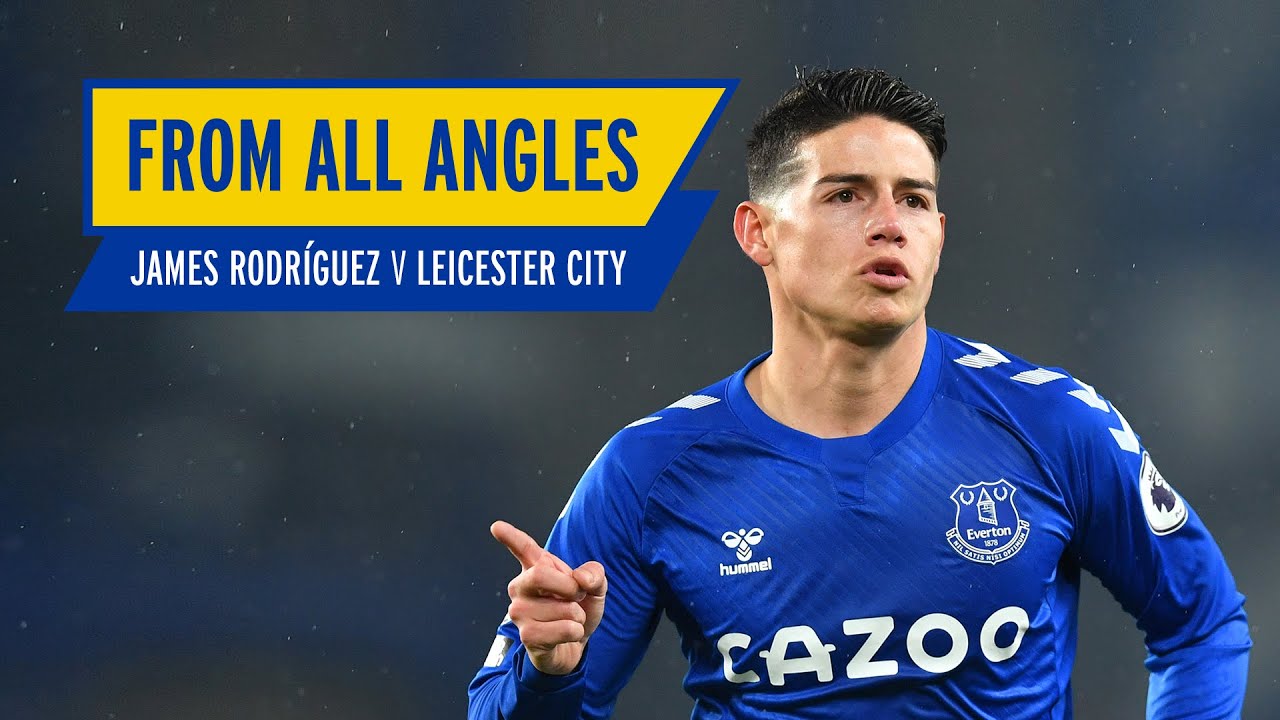JAMES RODRIGUEZ'S SCREAMER AGAINST LEICESTER! | FROM ALL ANGLES