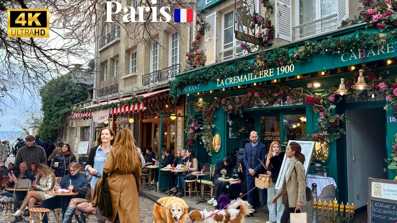 13 December 2025 PARIS 🇫🇷 FRANCE 4K HDR WALK IMMERSIVE WINTER WALK HISTORICAL ICON STREET WALK CITY