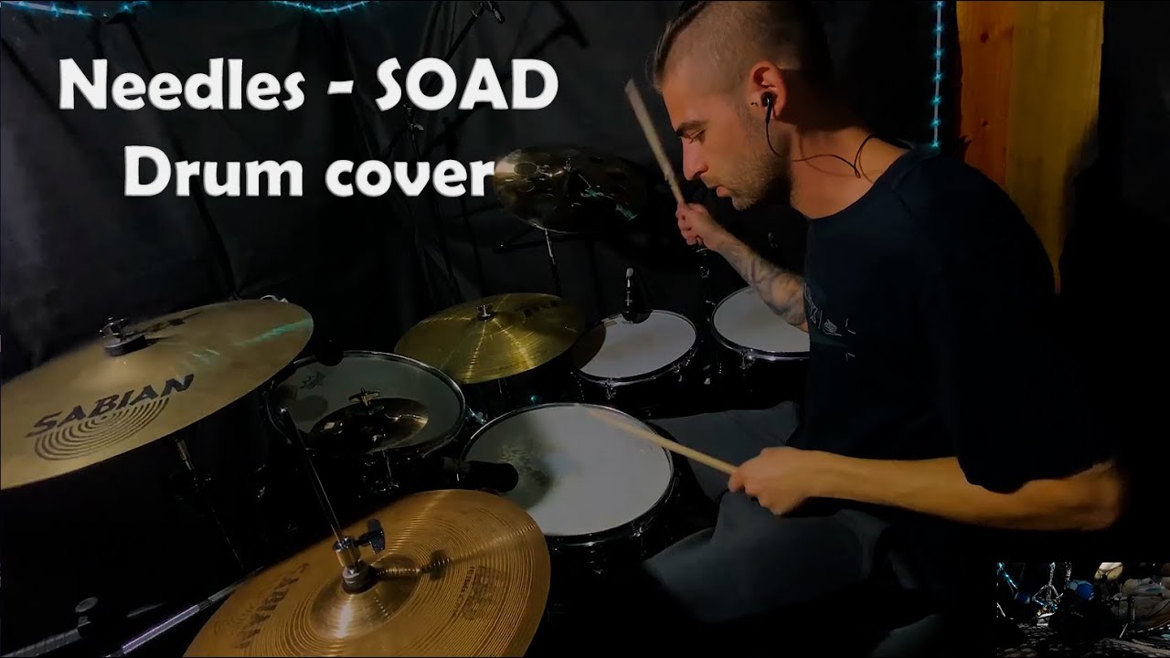 NEEDLES - SYSTEM OF A DOWN - DRUM COVER