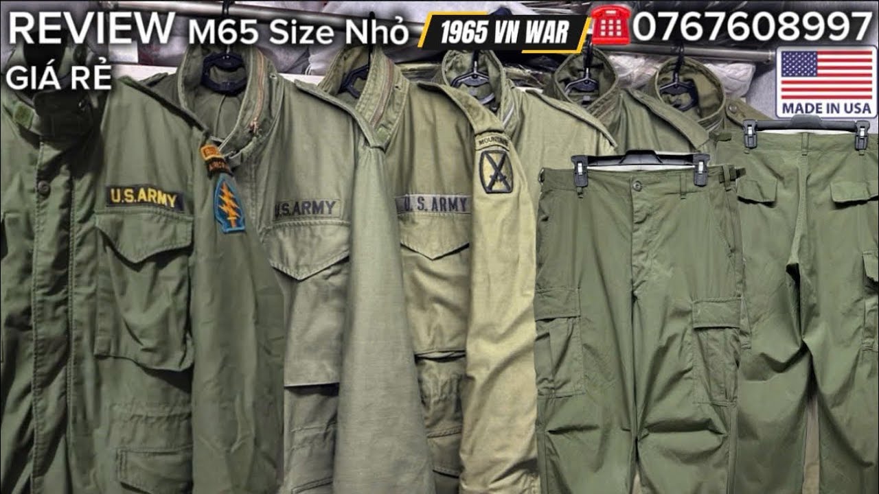 Siêu Phẩm Quần Túi Chéo Vải Poplin 1965, Áo M65 Đẹp | 13-01-2026|Zalo:0767608997 