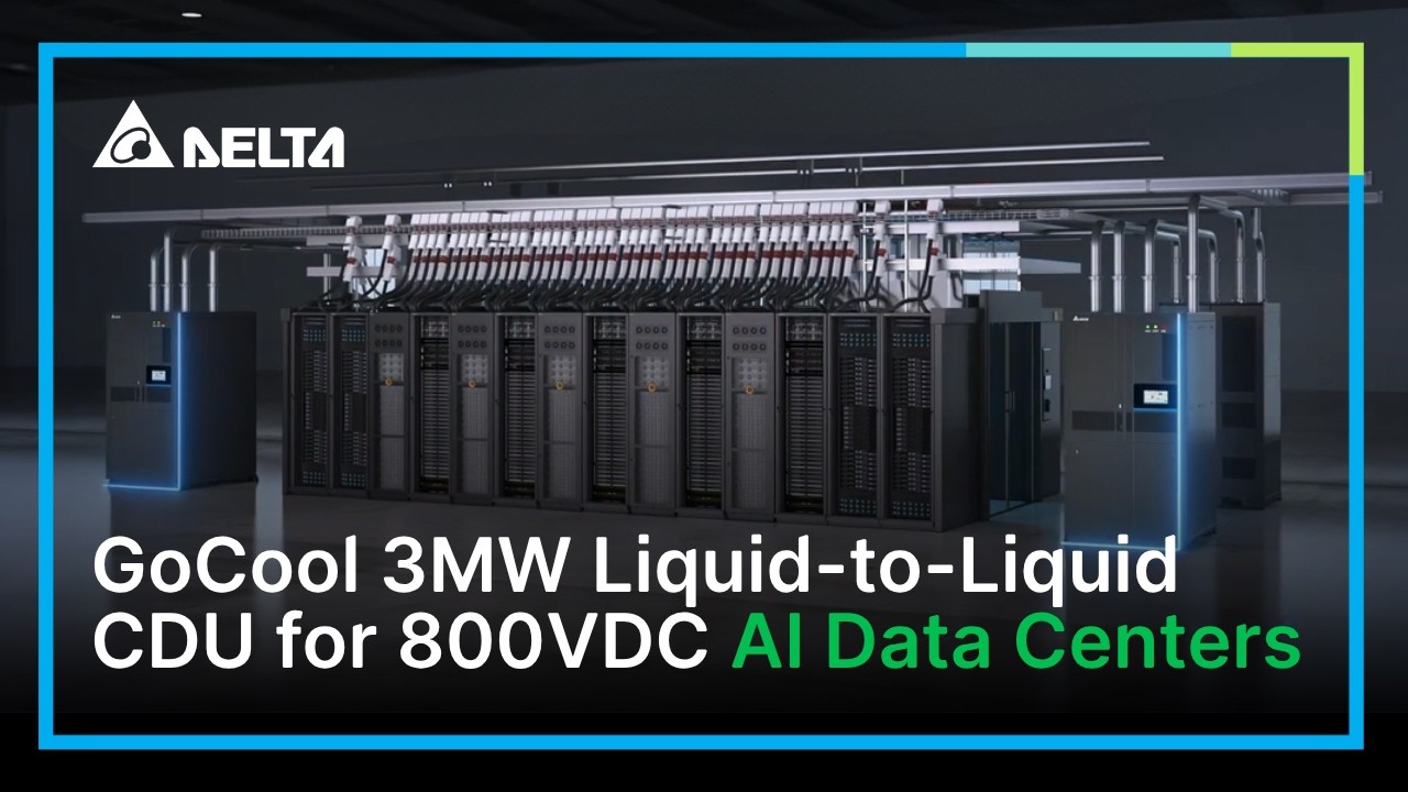 GoCool 3MW Liquid-to-Liquid CDU for 800VDC AI Data Centers