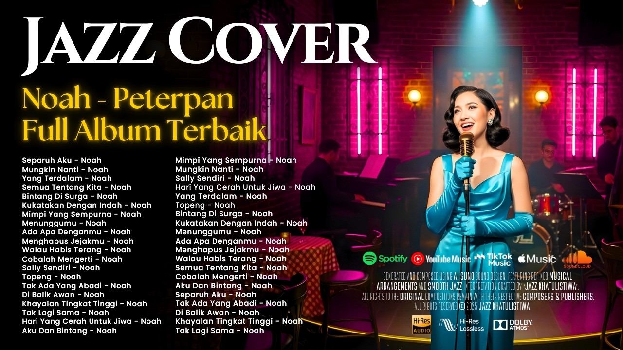 Kumpulan Lagu Noah/Peterpan - Full Album Terbaik | Smooth Jazz Cover by JAZZ KHATULISTIWA