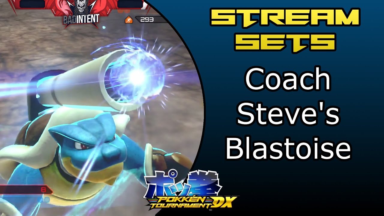 Coach Steve Blastoise vs Shadow Mewtwo | Pokken Tournament DX