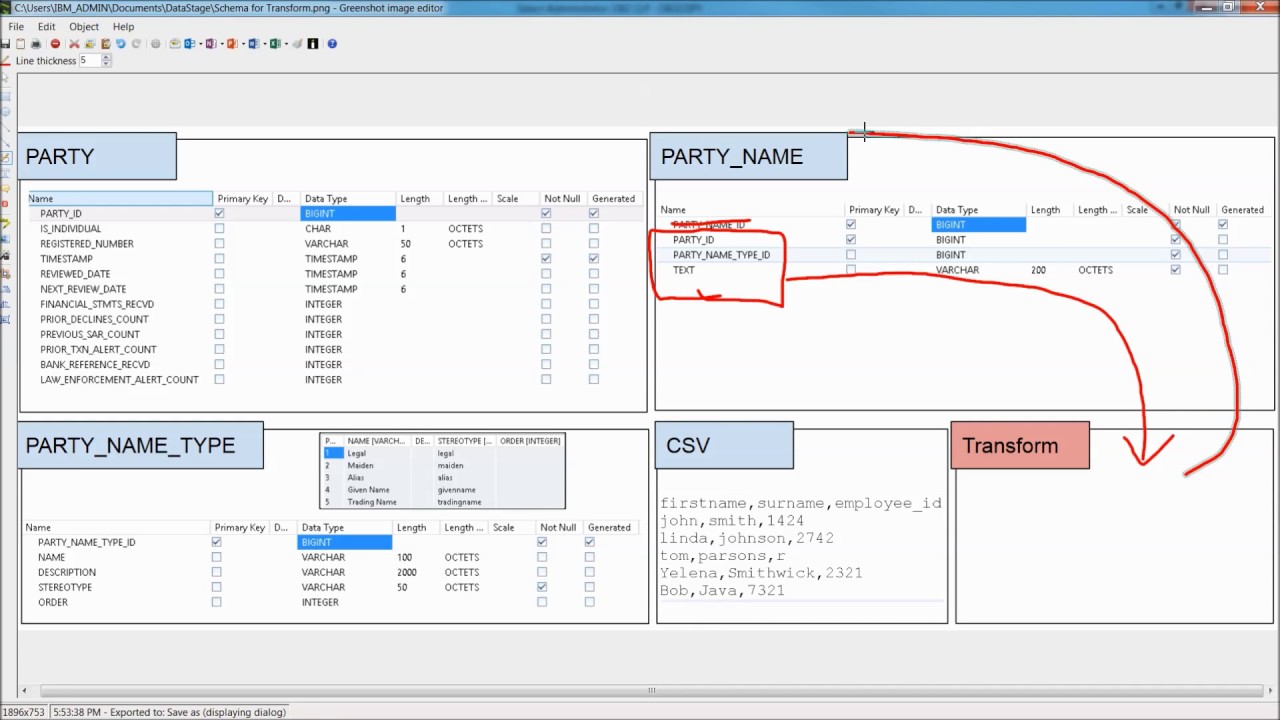 DataStage: Detailed Example: Lookup and Transformer