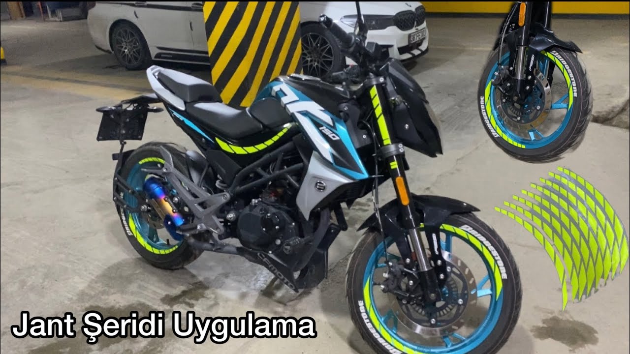 Jant Şeridi | Motora Jant Şeridi &Ccedil;ekme | 150 Nk Modifiye