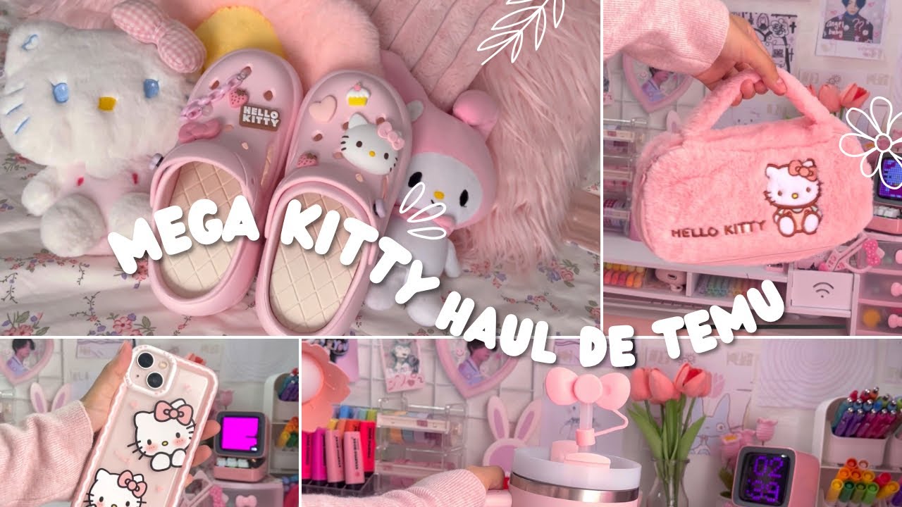 🎀Haul de TEMU, cosas de hello kitty para niñas bien 💋✨