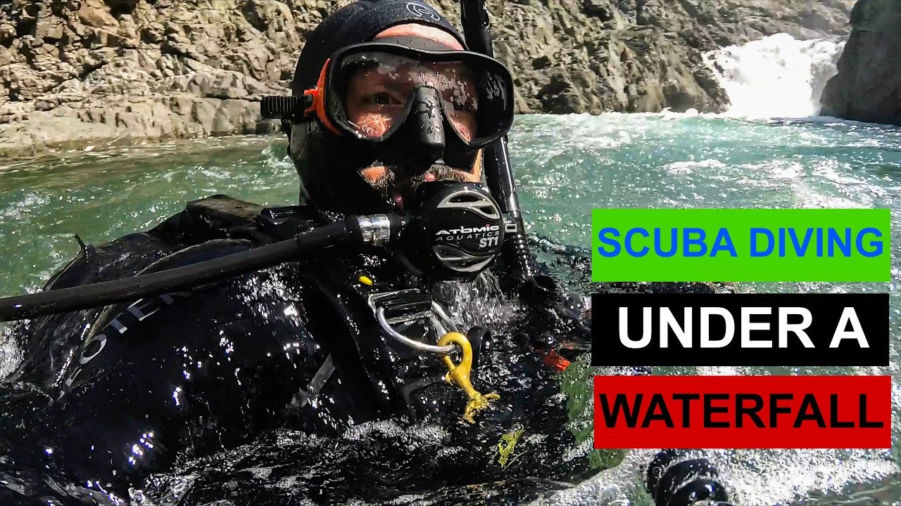 SCUBA DIVING UNDER A WATERFALL || Exploring Oregon Rivers