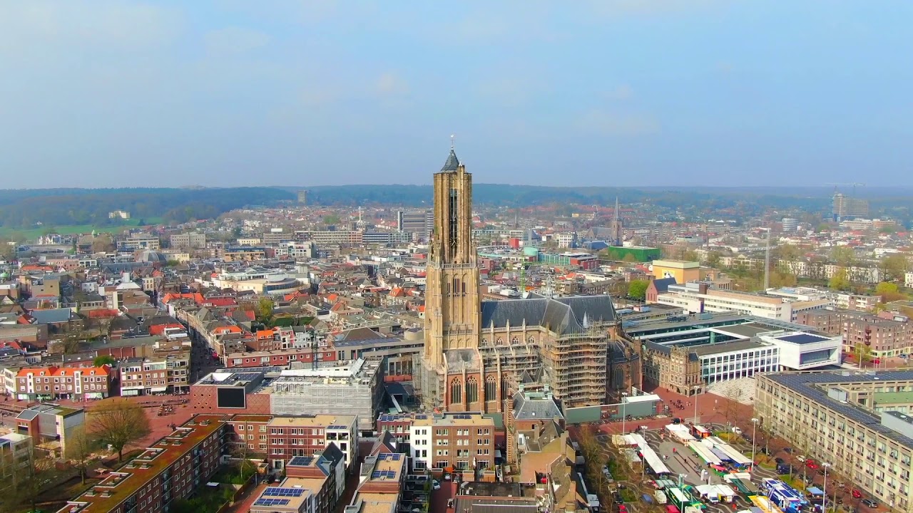 Eusebiuskerk Arnhem, John Frostbrug, drone Arnhem