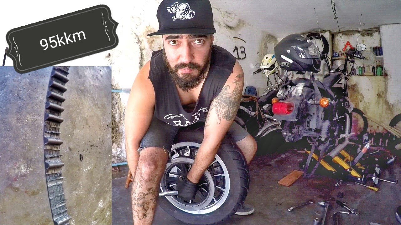 Sportster: Troca da relação (correia)