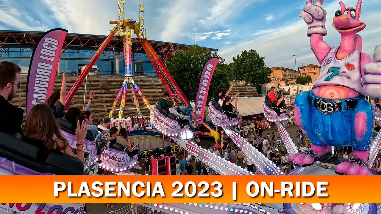 CANGURO LOCO | ON-RIDE POV | Plasencia 2023 - Ferias A TOPE