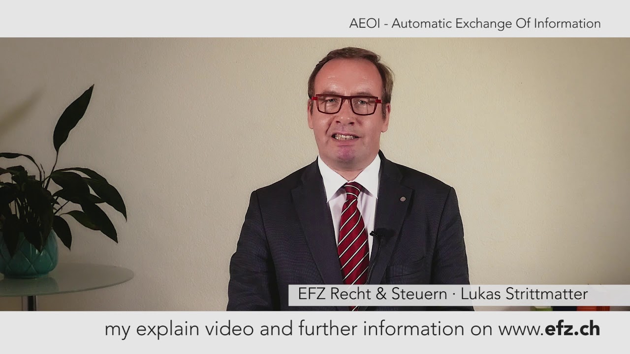 AEOI Automatic Exchange of Information Trailer 2018 E