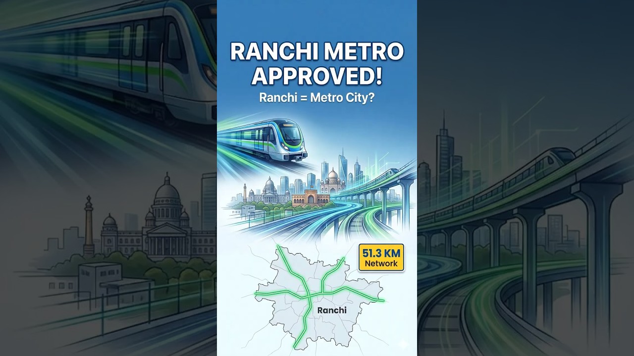 Ranchi Is Becoming a Metro City | Jharkhand’s First Metro City  