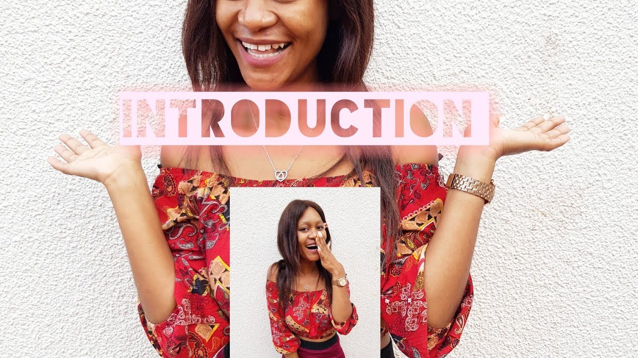My Introduction Video | South African YouTuber
