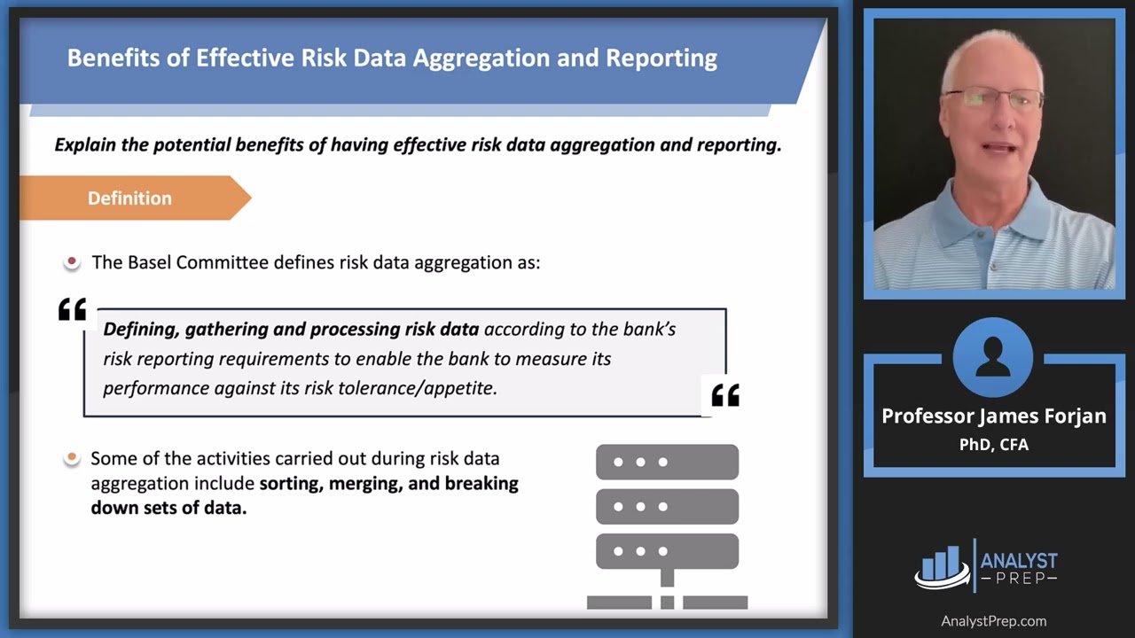 Principles for Effective Risk Data Aggregation and Risk Reporting (FRM P1 &ndash; Book 1 &ndash; Chapter 7)
