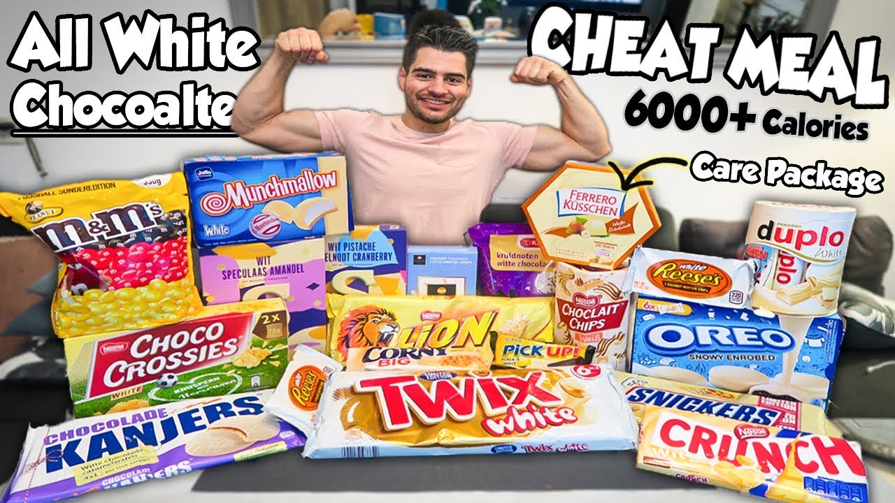 ALL WHITE CHOCOLATE CHEAT MEAL | THANKS TO CLAUDIA! | 6000+ CALORIES