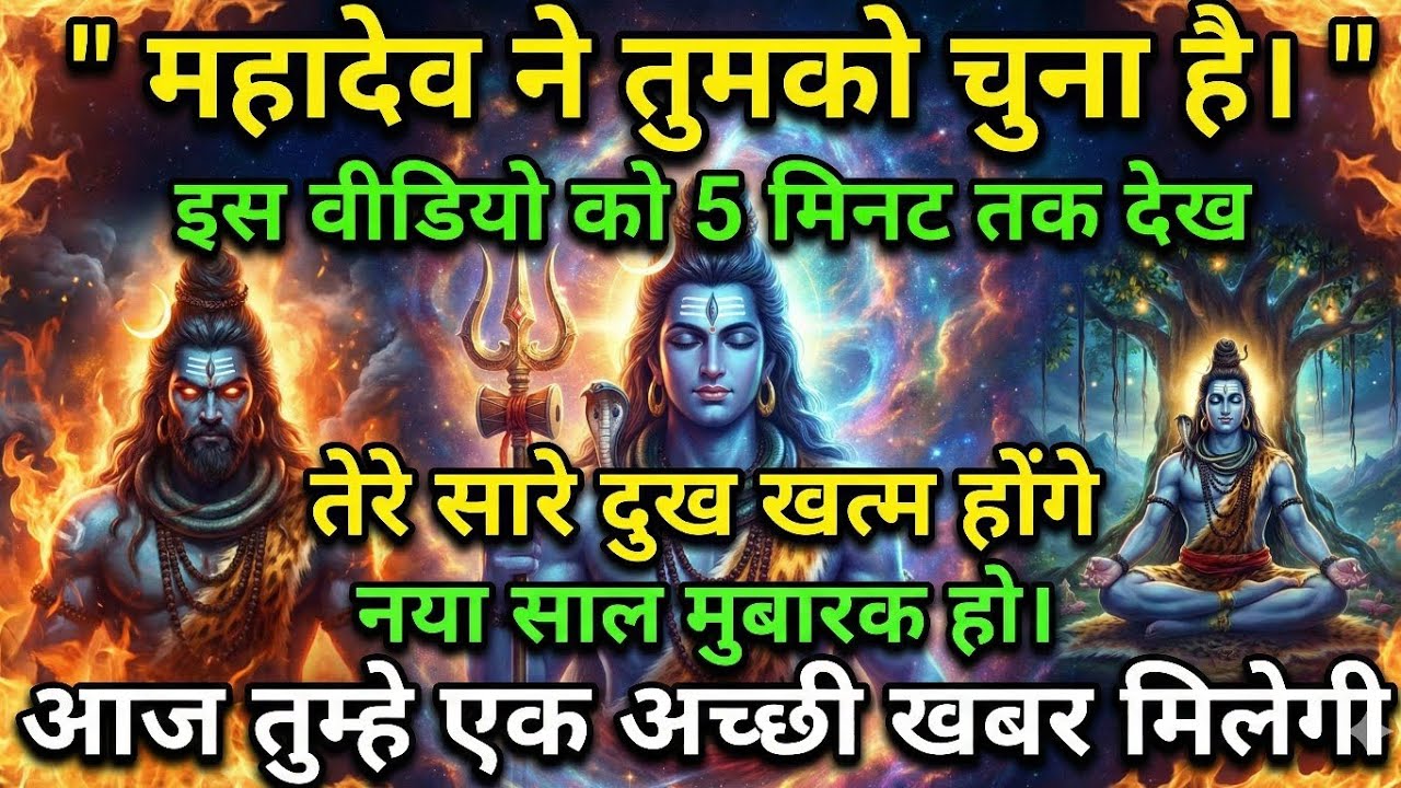 🎯 1 जनवरी 2026 | महादेव जी का शुभ संदेश, आज का संदेश जरूर सुने | #mahadev #motivation #love #message