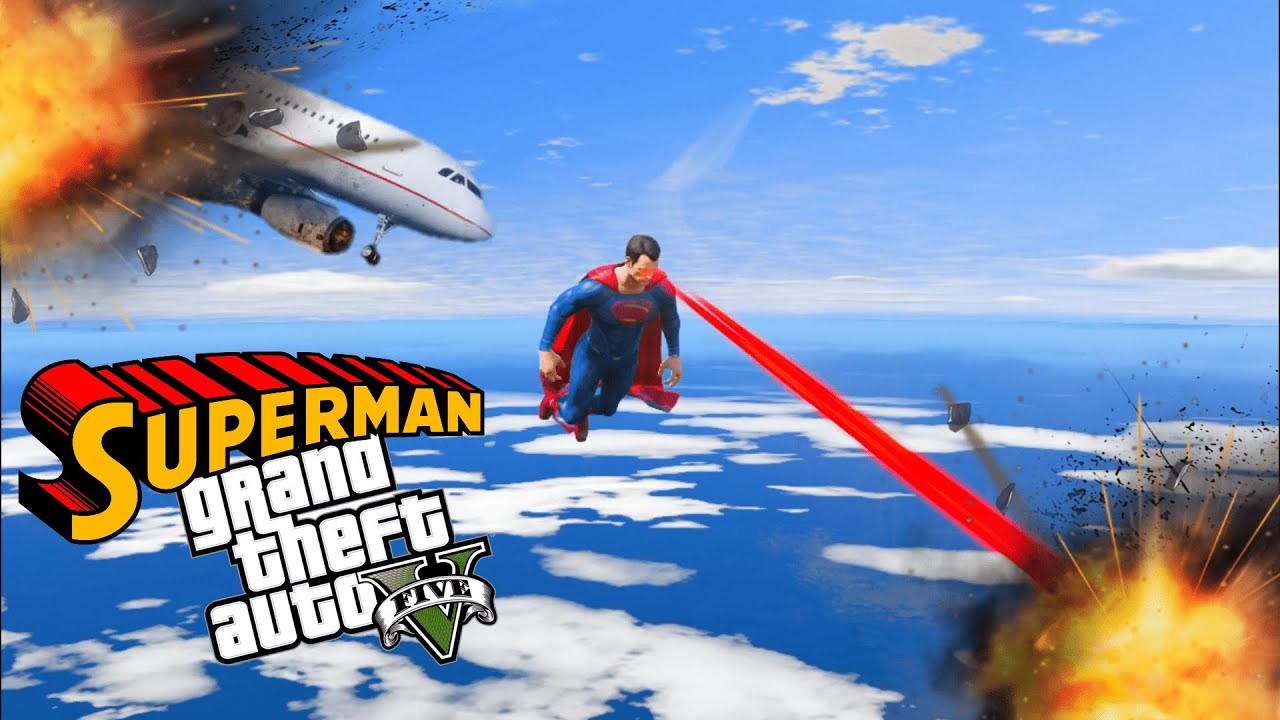 SUPERMAN DI GTA 5 - GTA 5 MOD