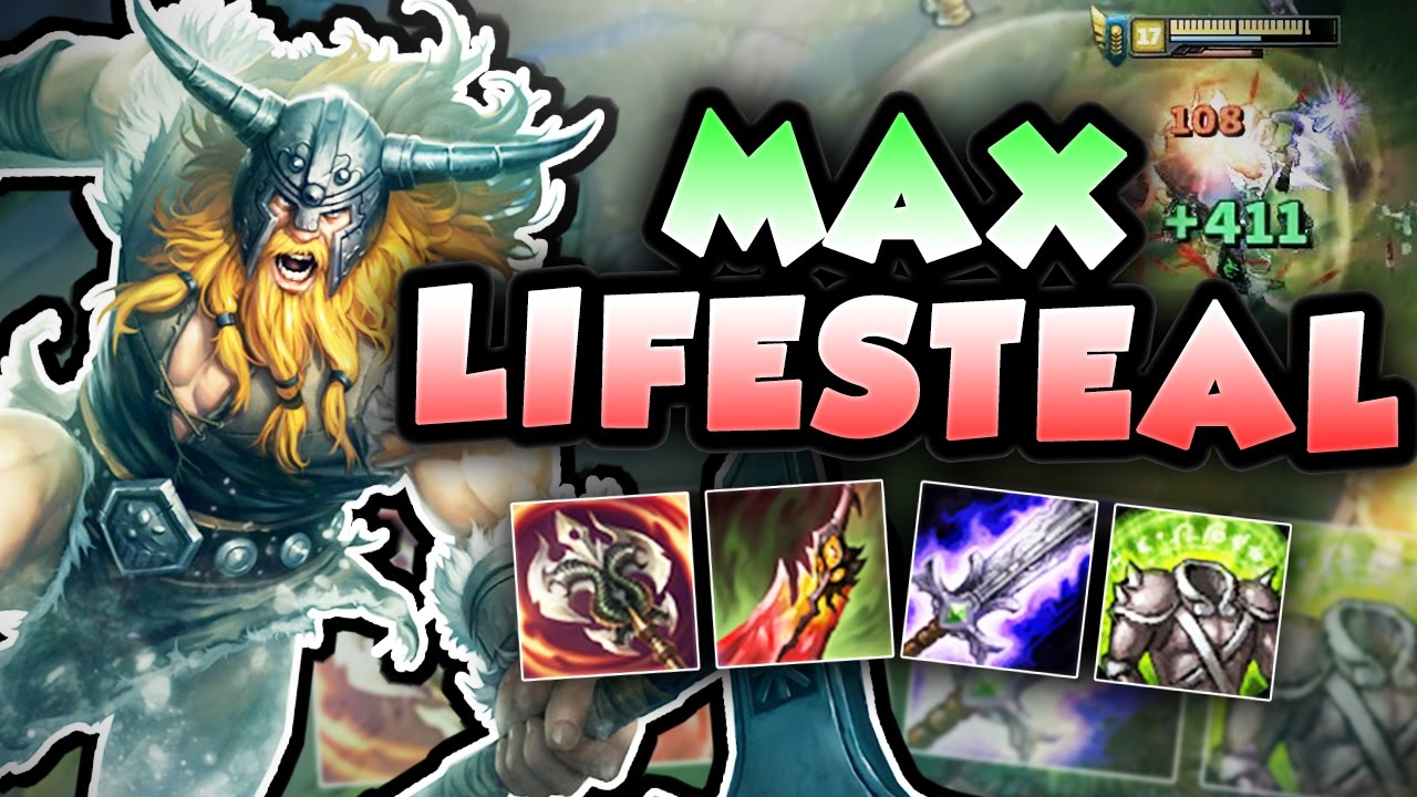 THIS NEW OLAF LIFESTEAL BUILD MAKES HIM UNKILLABLE! MAX LIFESTEAL OLAF SEASON 7 - League of Legends