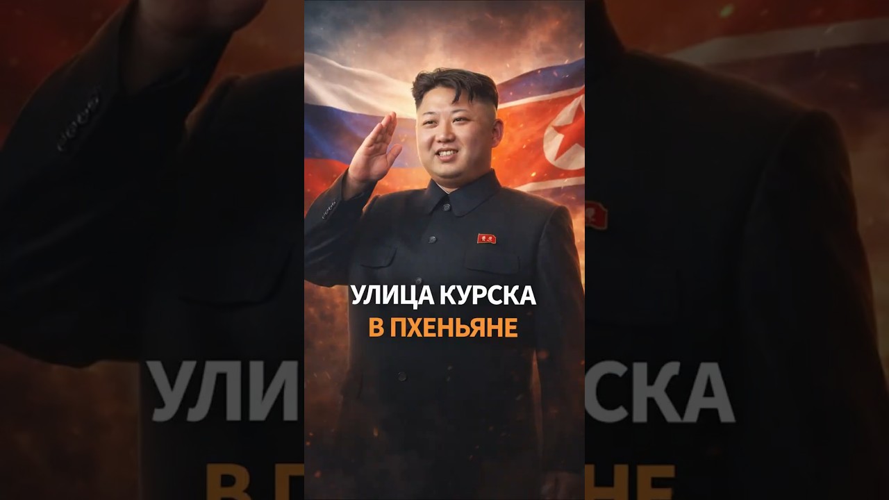 НЕОЖИДАННО! Улица геров СВО в Северной Кореи: за что Ким благодарит Россию? #shorts