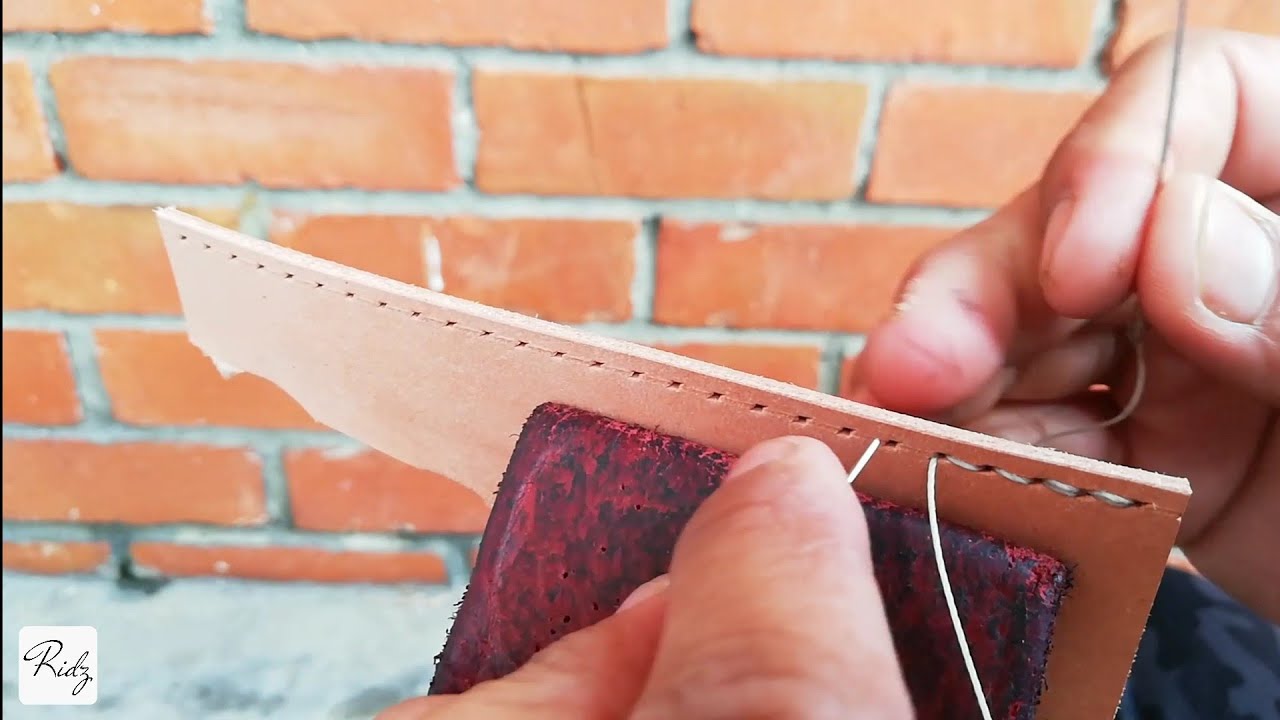 Free Tutorial Basic Tools Hand Stitching Leather || Cara Jahit Kulit manual